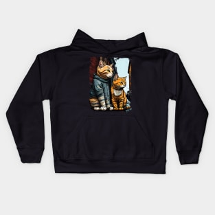 Support Your Local Street Cats Animal Pet Love Kids Hoodie